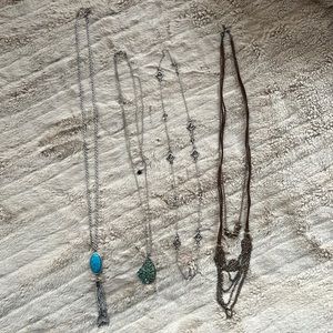 4 necklaces